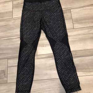 Lululemon Athletica mesh leggings